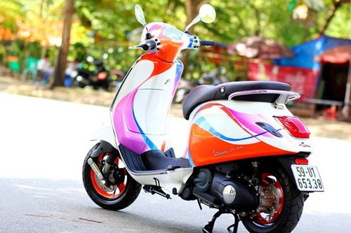 Vespa primavera sơn phối màu hình nền điện thoại sony