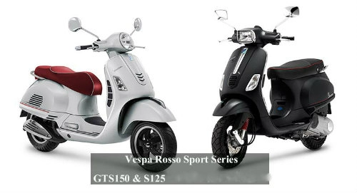 Vespa rosso sport series lên kệ giá bán hấp dẫn