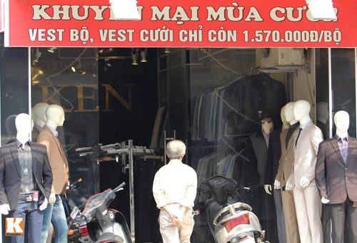 Veston đại hạ giá tràn ngập thủ đô