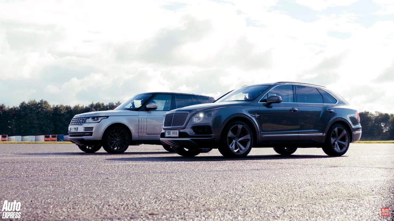 Video bentley bentayga đọ sức range rover