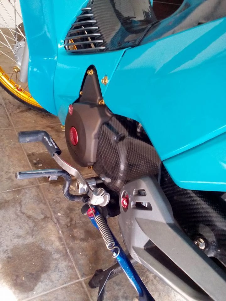 Wave 125 hàng indo tạo nét bên vespa