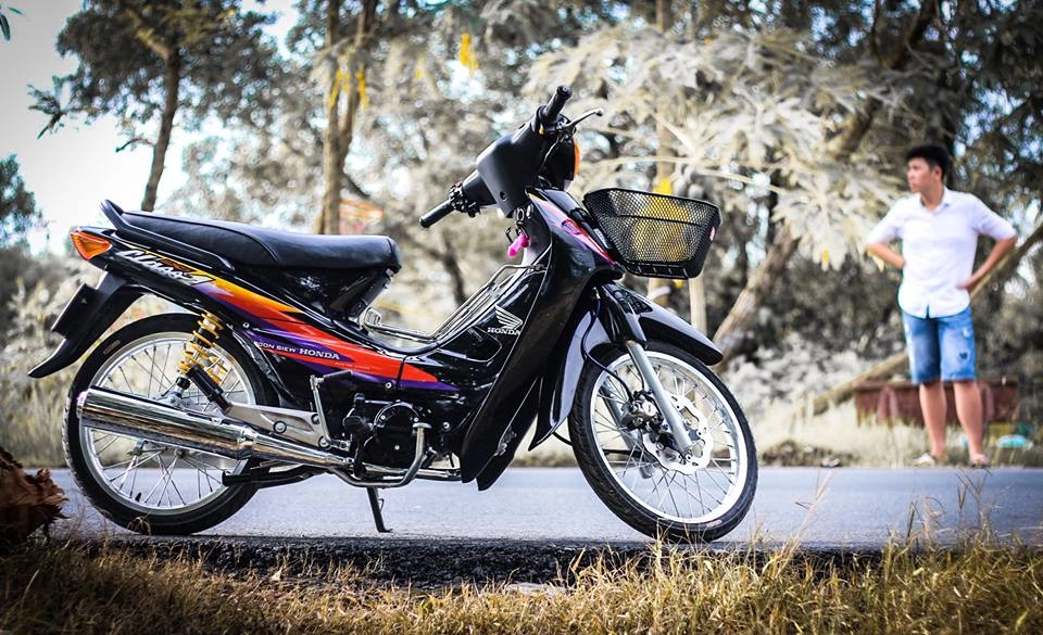 Wave 50cc dọn nhẹ đi học