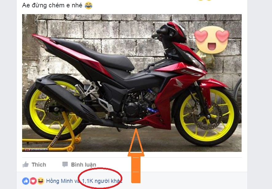 Winner 150 độ nhẹ phong cách thể thao được cả nghìn người bấm like vù vù