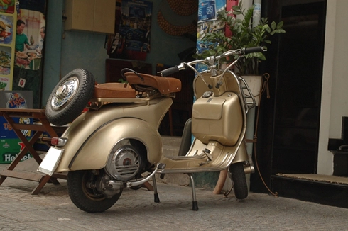  xế cổ vespa acma của người chơi xe sài gòn 