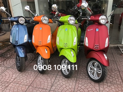 Xe vespa primavera abs 2017 màu cam nhám