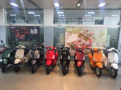 Xe vespa primavera abs 2017 màu cam nhám