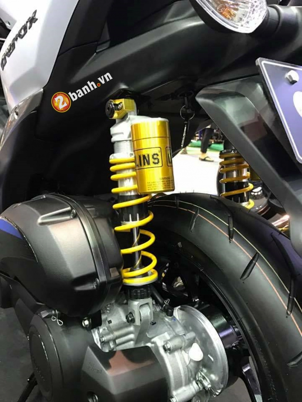 Yamaha nvx 155 dọn nhẹ với phuộc onlins