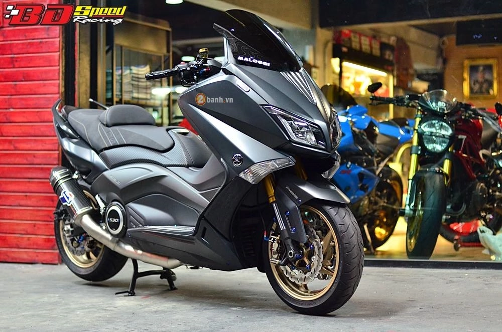 Yamaha tmax đầy hầm hố trong bản độ của dân chơi thái