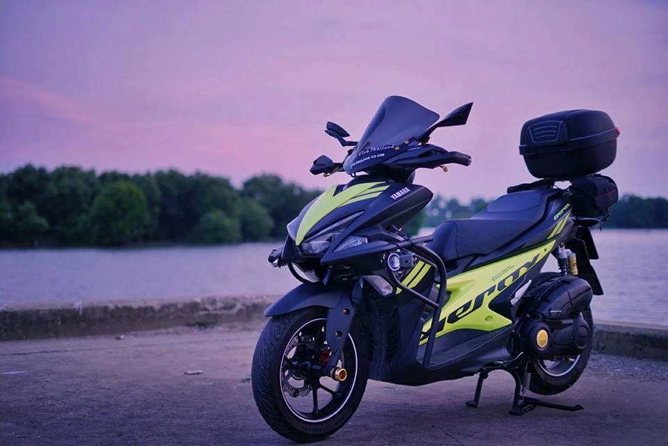 Aerox 155cc touring sức mạnh bức phá vượt mọi rào cản