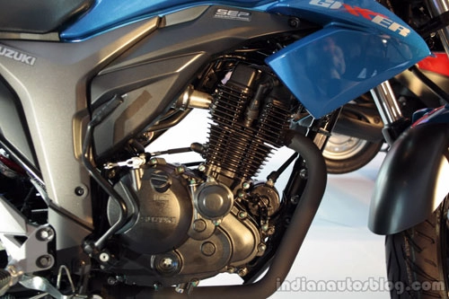  ảnh suzuki gixxer 150 ra mắt tại auto expo 2014 