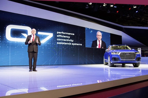 Audi q7 2015 lĩnh ấn tiên phong tại detroit