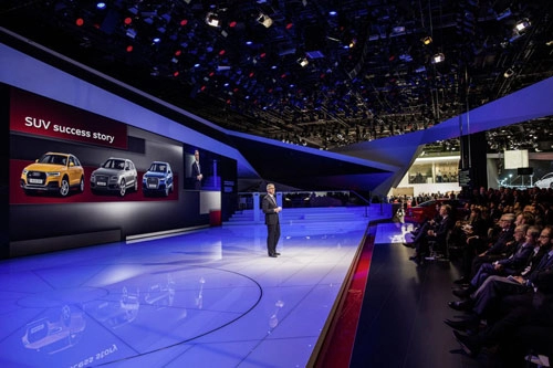 Audi q7 2015 lĩnh ấn tiên phong tại detroit