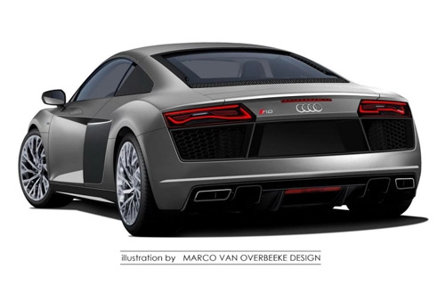 Audi r8 2015 rỏ rỉ thiết kế đậm chất thể thao