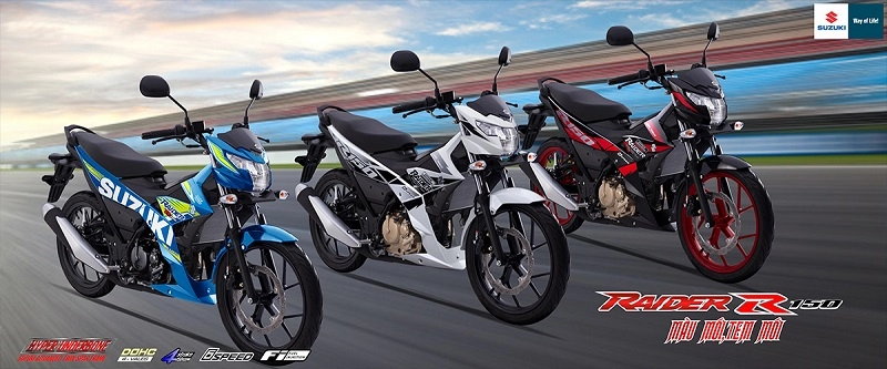 Bảng giá xe suzuki 2017 mới nhất raider fi 150 axelo hayate