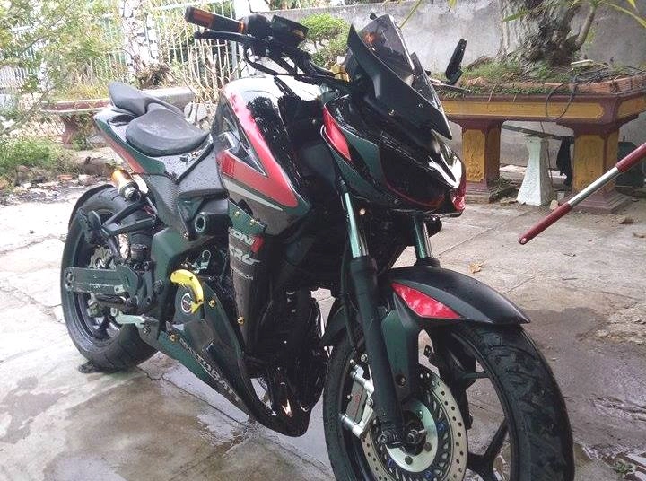 Bất ngờ với chiếc kawasaki bajaj pulsar 200ns độ phong cách z1000