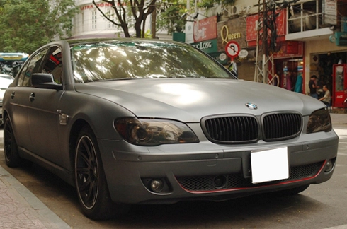  bmw 760li đen nhám của dân chơi sài gòn 