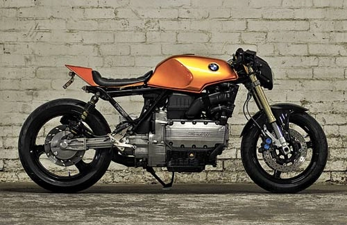 Bmw k100 độ phong cách café racer lai streetfighter