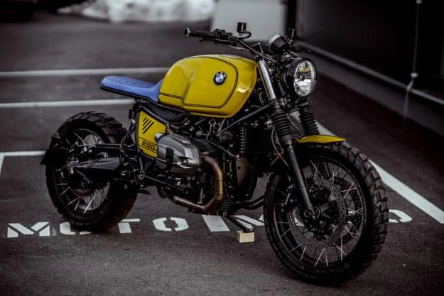 Bmw r nine t scrambler tuyệt đẹp trong bản độ mang tên gelber baron