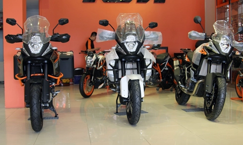  bộ ba môtô adventure đầu tiên tại việt nam của ktm 