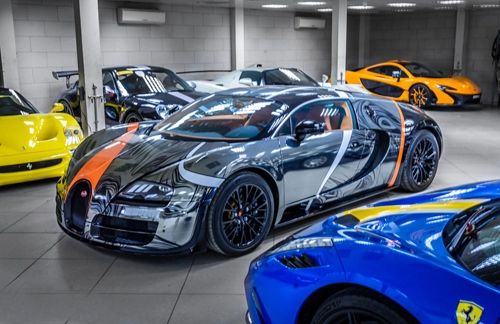  bugatti veyron crôm lạ mắt 