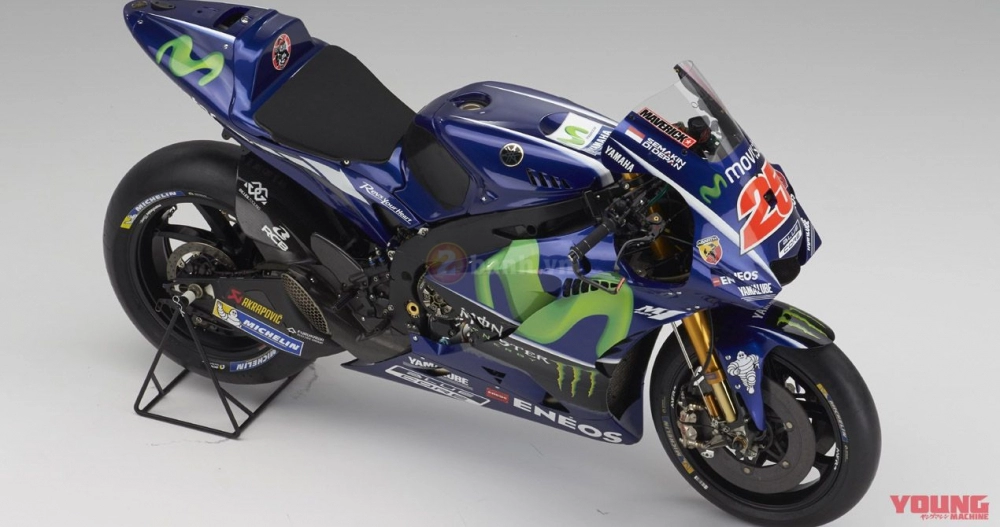 Cận cảnh chi tiết yamaha m1 2017 nhưng vẫn chưa hoàn thiện cho mùa giải motogp 2018