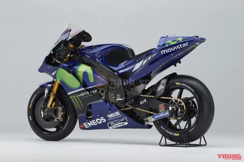 Cận cảnh chi tiết yamaha m1 2017 nhưng vẫn chưa hoàn thiện cho mùa giải motogp 2018