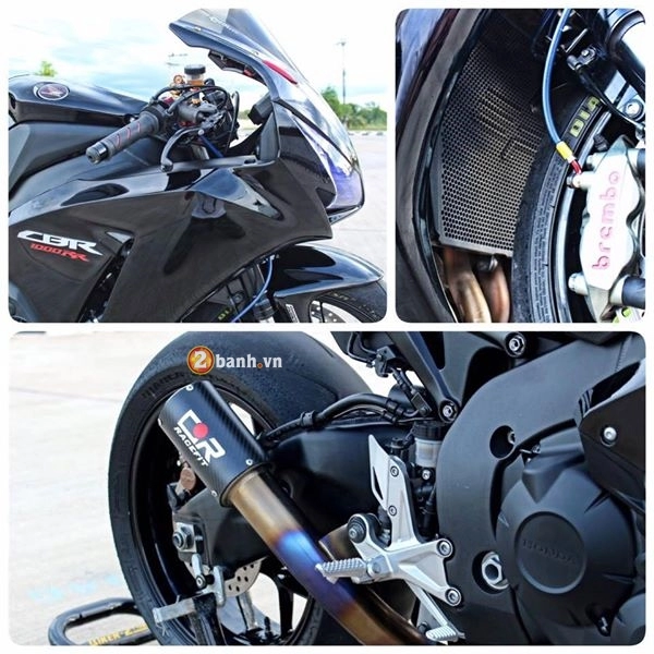 Cbr 1000rr chú bò đen đầy uy lực và dũng mãnh