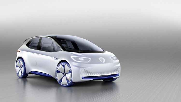 Chi tiết ngoại hình mẫu xe điện volkswagen id concept mới