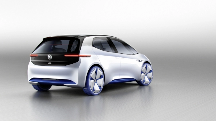 Chi tiết ngoại hình mẫu xe điện volkswagen id concept mới