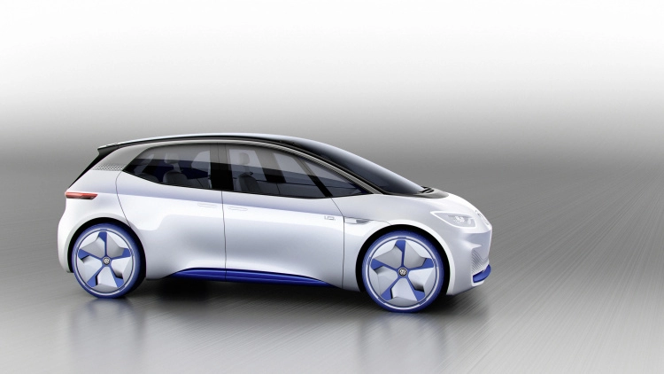 Chi tiết ngoại hình mẫu xe điện volkswagen id concept mới