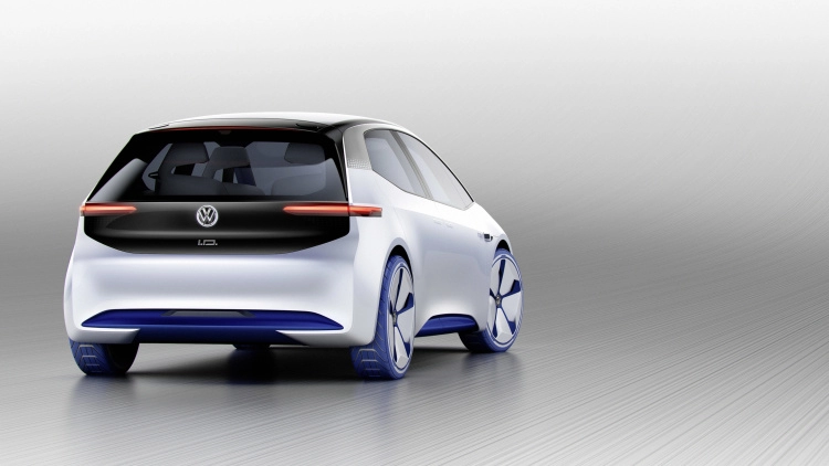 Chi tiết ngoại hình mẫu xe điện volkswagen id concept mới