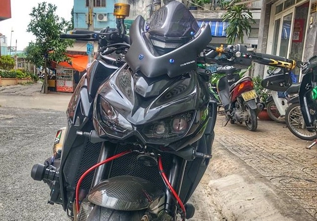 Chiêm ngưỡng kawasaki z1000 độ căng đét tại việt nam