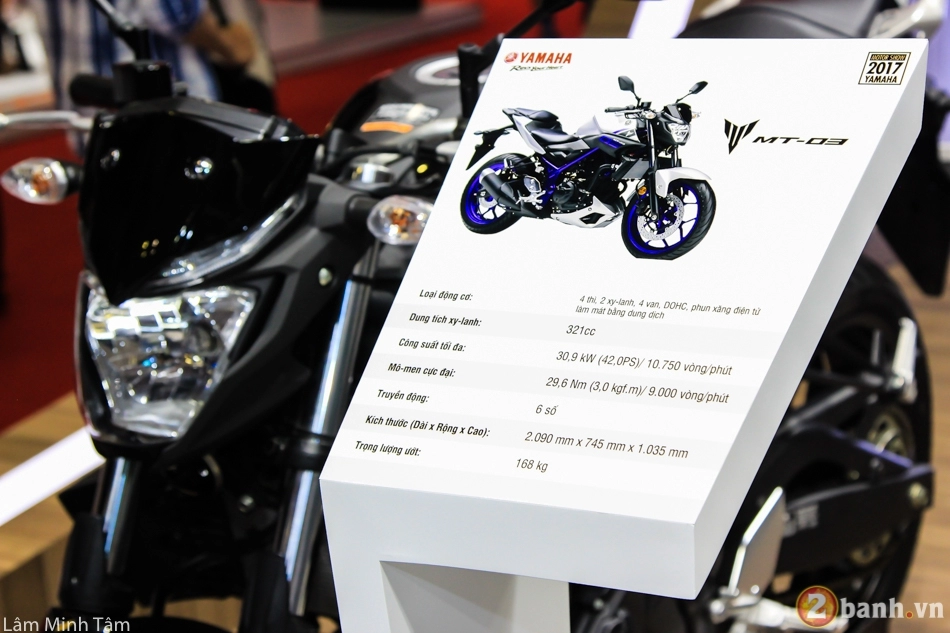 Chiến binh cơ bắp yamaha mt-03 ra mắt việt nam với giá 139 triệu đồng