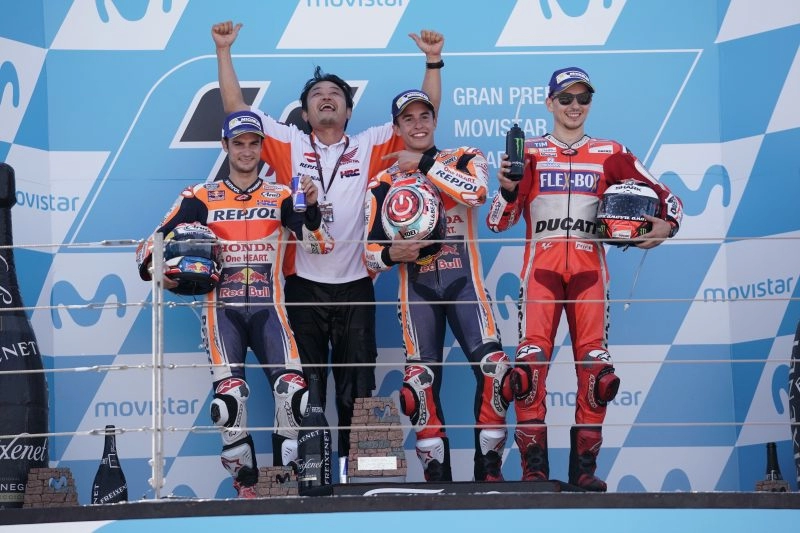 Chiến thắng tuyệt đối của honda repsol racing tại motogp 2017 chặng 14