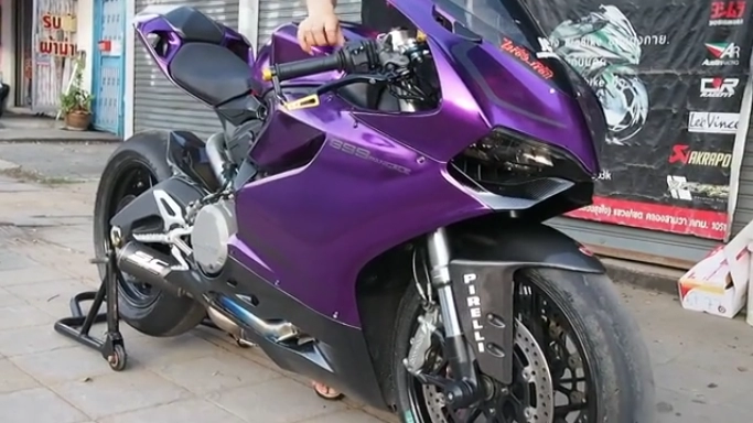 clip ducati 899 panigale đầy uy lực trong màn test pô sc project full system