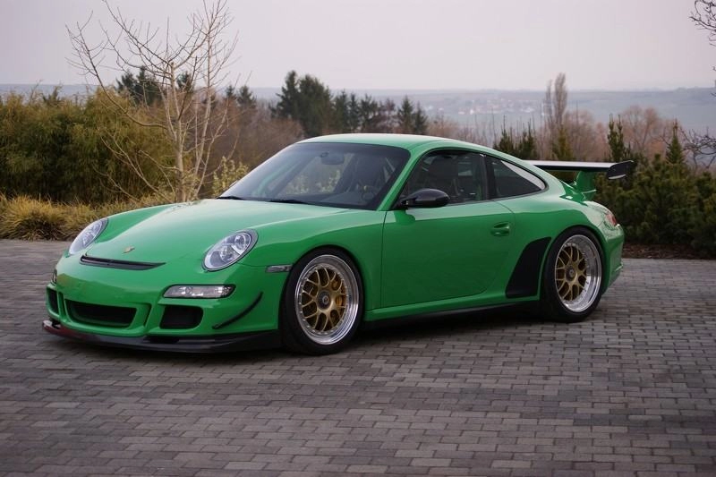 Đã mắt với phiên bản porsche 997 gt3 rs độ phá cách