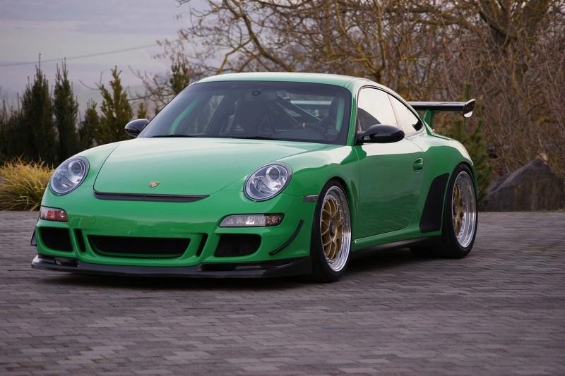 Đã mắt với phiên bản porsche 997 gt3 rs độ phá cách