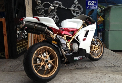  ducati 848 evo mạ vàng độc nhất việt nam 