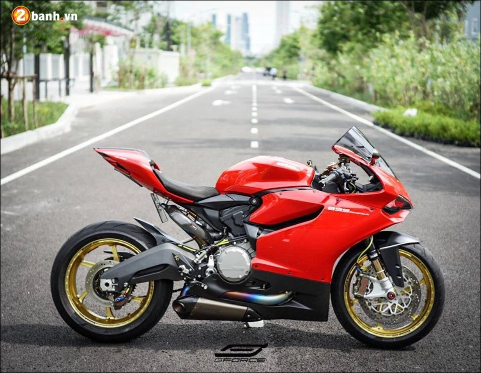 Ducati 899 panigale độ kế thừa tinh hoa từ đàn anh 1199