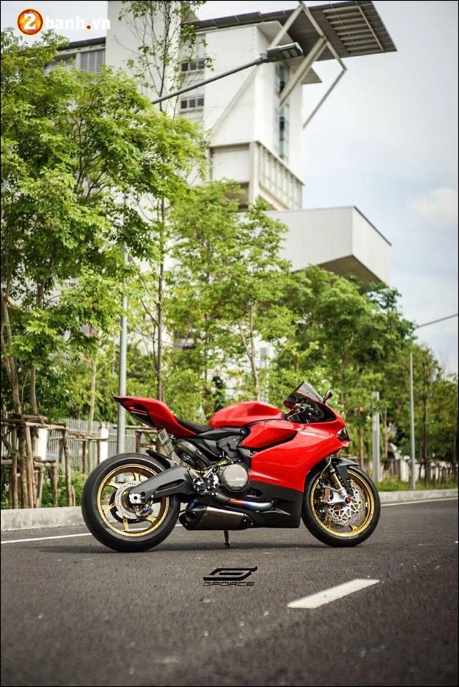 Ducati 899 panigale độ kế thừa tinh hoa từ đàn anh 1199