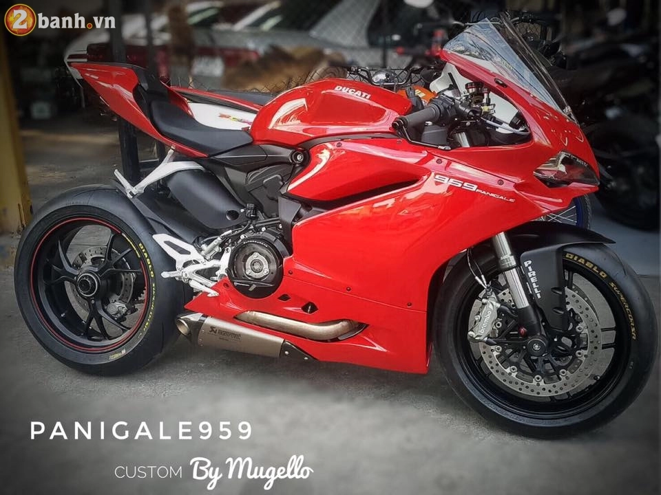 Ducati 959 panigale đẹp tinh tế với dàn chân 1 gắp