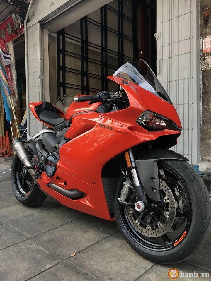 Ducati 959 panigale độ khủng của nữ biker thái lan