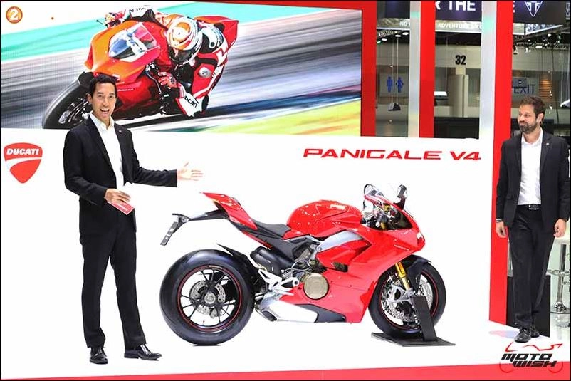 Ducati giới thiệu ducati v4 panigale giá mở cửa tại thái lan 660 triệu đồng moto expo 2017