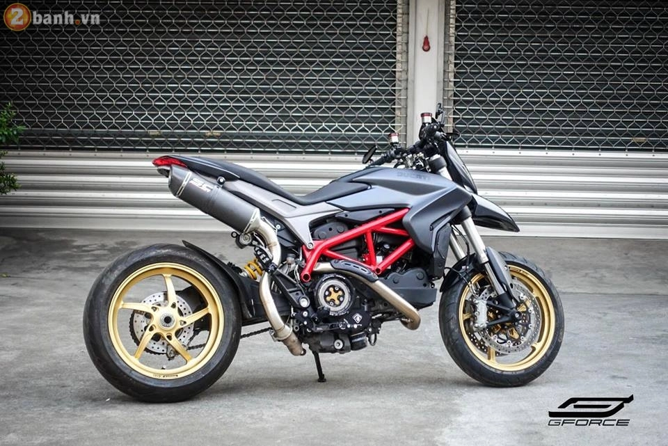 Ducati hypermotard 821 đẹp hơn trong bản độ hồi sinh sau tai nạn