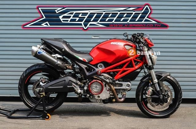 Ducati monster 795 ấn tượng trong bản độ trăm triệu của biker thái