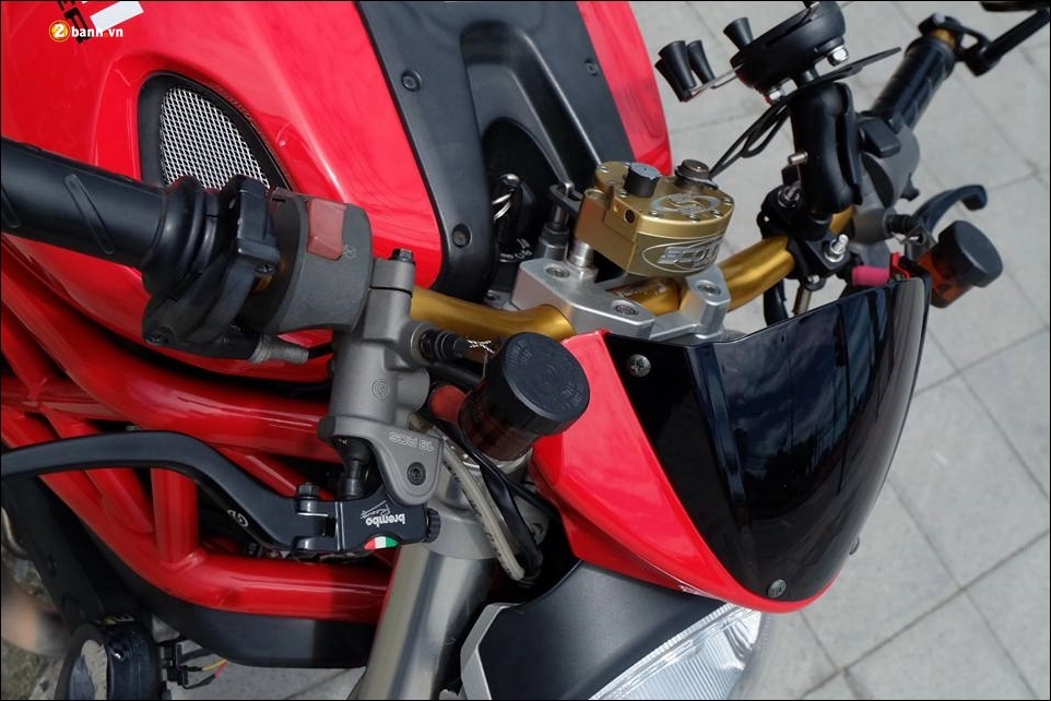 Ducati monster 795 độ kế thừa tinh hoa công nghệ từ anh em quái vật