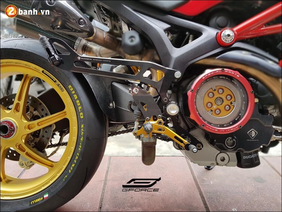 Ducati monster 795 độ nổi bật cùng mâm oz racing