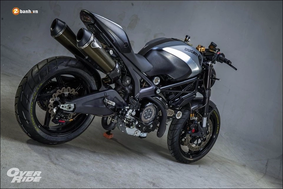 Ducati monster 795 độ tạo bạo cùng ý tưởng black demon