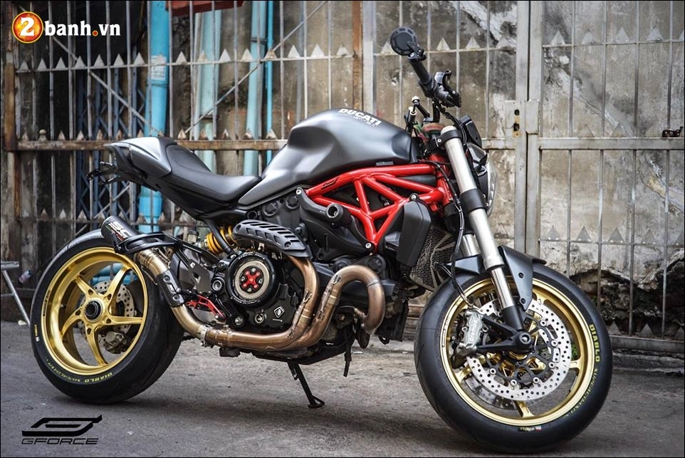 Ducati monster 821 độ điểm nhấn cùng thương hiệu đồ chơi ducabike