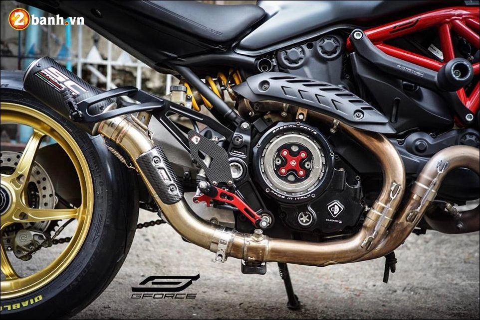 Ducati monster 821 độ điểm nhấn cùng thương hiệu đồ chơi ducabike